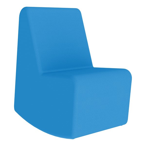 Shapes Series II Vinyl Soft Seating Rocker - French Blue