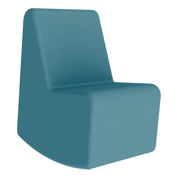 Shapes Series II Vinyl Soft Seating Rocker - Teal