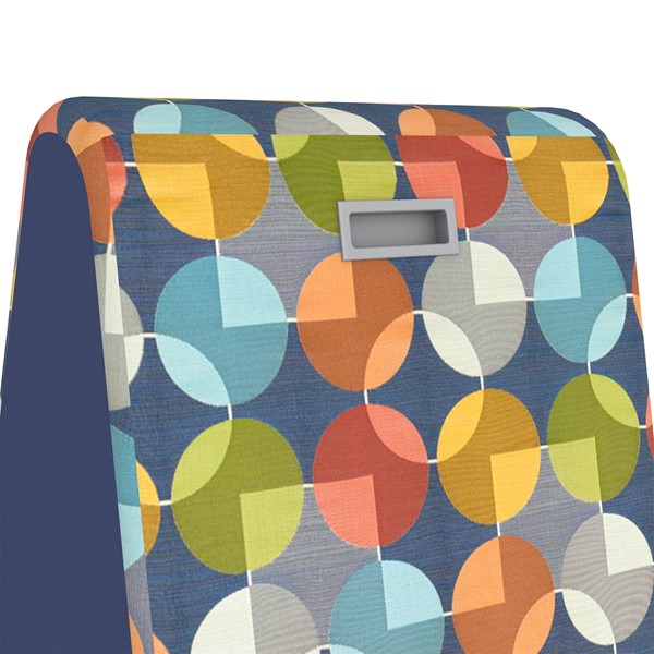 Shapes Series II Designer Soft Seating Rocker - Atomic Pattern