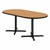 Racetrack Pedestal Café Table
