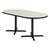 Racetrack Pedestal Café Table