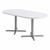 Racetrack Pedestal Café Table
