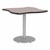 Square Wave Pedestal Café Table