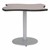 Square Wave Pedestal Café Table
