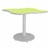 Square Wave Pedestal Café Table (42" W x 42" L x 29" H)