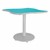 Square Wave Pedestal Café Table (42" W x 42" L x 29" H)