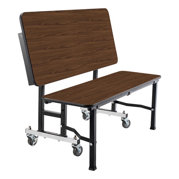 Shapes Series Mobile Nesting Bench w/ MDF Core - Montana Walnut