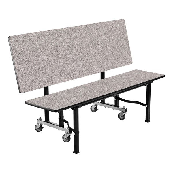 Shapes Series Mobile Nesting Bench w/ Particleboard Core - Gray Nebula