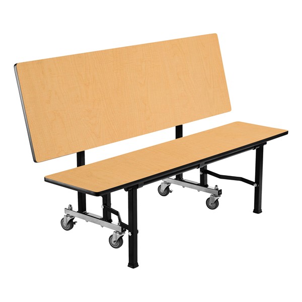 Shapes Series Mobile Nesting Bench w/ Particleboard Core - Fusion Maple