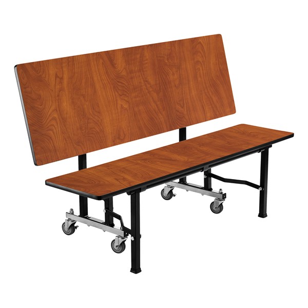 Shapes Series Mobile Nesting Bench w/ Particleboard Core - Wild Cherry