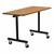 Shapes Series Mobile Flipper Table - Banister Oak