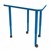 Shapes Accent Series Trapezoid Collaborative Table w/ Whiteboard Top - Brilliant Blue