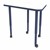 Shapes Accent Series Trapezoid Collaborative Table w/ Whiteboard Top - Navy