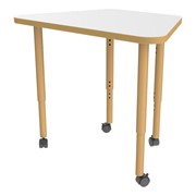 Accent Series Trapezoid Collaborative Whiteboard Table
