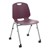 Academic Mobile Stack Chair - Eggplant