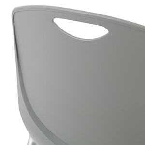 Academic Mobile Stack Chair - Gray - Handle