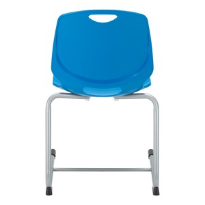 Academic Cantilever Stacking Chair - Brilliant Blue