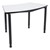 Profile Series Right Curve Mobile Whiteboard Stacking Collaborative Desk