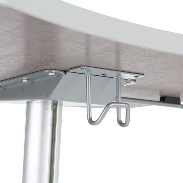 Profile Series Sit-to-Stand Whiteboard Desk - Backpack Hook