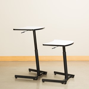 Profile Series Sit-to-Stand Whiteboard Desk - Adjustability