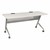 Heavy-Duty Mobile Computer Table w/ Electric (24" W x 60" L) - Gray