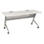 Heavy-Duty Mobile Computer Table w/ Power & USB Option (24" W x 60" L) - Gray
