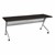 Heavy-Duty Mobile Computer Table w/ Electric (24" W x 72" L) - Black