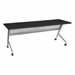 Heavy-Duty Mobile Computer Table w/ Electric (24" W x 72" L) - Black
