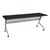 Heavy-Duty Mobile Computer Table & Stack Chair Bundle - Heavy-Duty Mobile Computer Table - Black