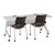 Heavy-Duty Flipper Table (24" W x 72" L) - Chairs not included