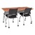 Wishbone Leg Flipper Table & Nesting Chair Bundle