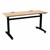 Pneumatic Height-Adjustable Sit-to-Stand Training Table w/ Electric - Maple