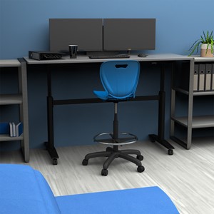 Pneumatic Height-Adjustable Sit-to-Stand Training Table w/ Electric