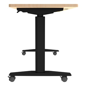 Pneumatic Height-Adjustable Sit-to-Stand Training Table w/ Electric - Side view