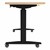 Pneumatic Height-Adjustable Sit-to-Stand Training Table w/ Electric - Side view