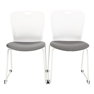 Edison Series Sled Base Chair - Two chairs ganged together