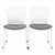 Edison Series Sled Base Chair - Two chairs ganged together