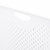 Breathable and durable perforated plastic back