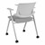 Newton Upholstered Mobile Nesting Chair w/ Tablet Arm - Back View