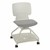Edison Upholstered Mobile Pod Chair - Graphite