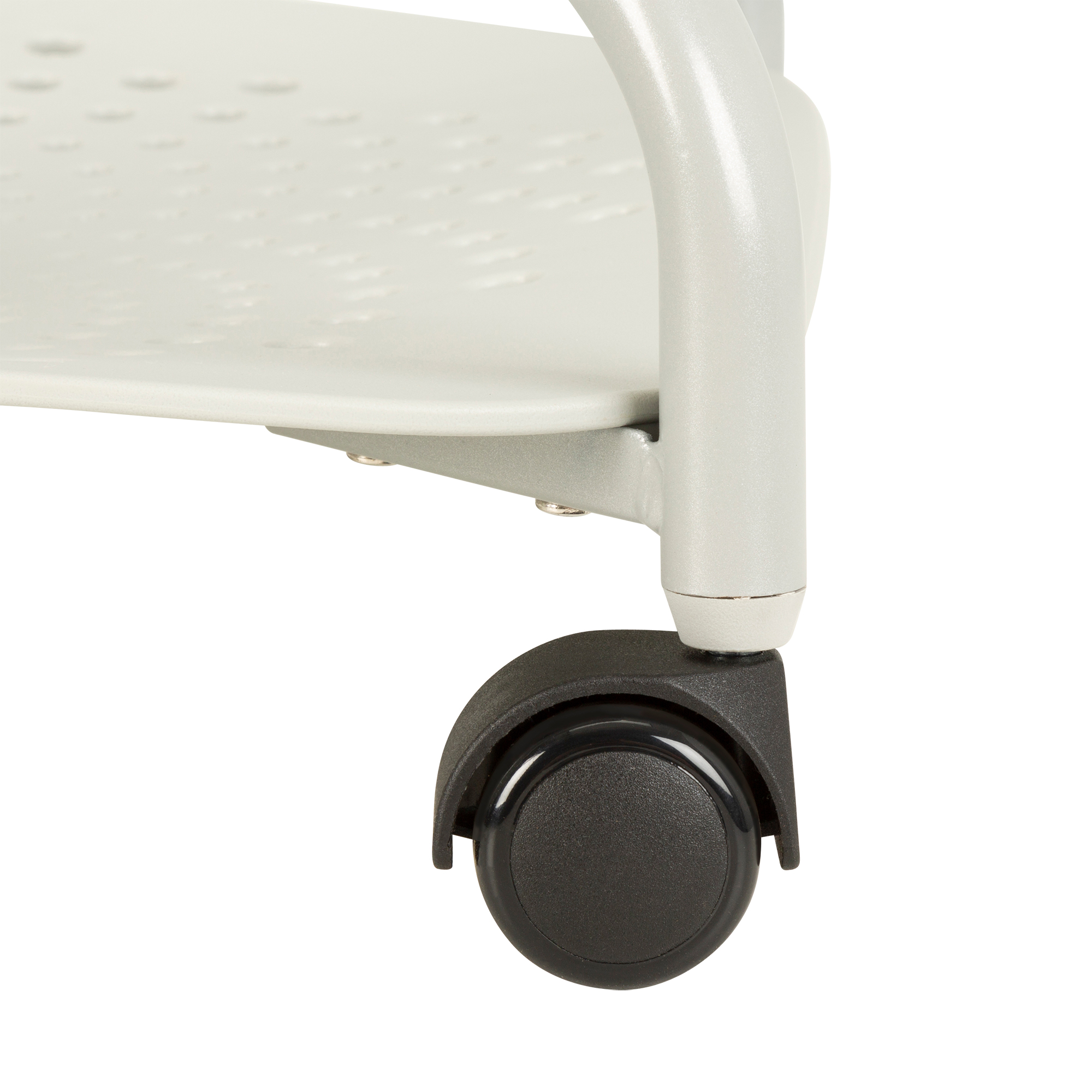 Edison Upholstered Mobile Pod Chair - Casters