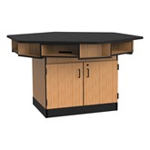 Six-Person Science Workstation w/ Phenolic Top