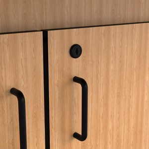 Six-Person Science Workstation w/ Phenolic Top & Drawers