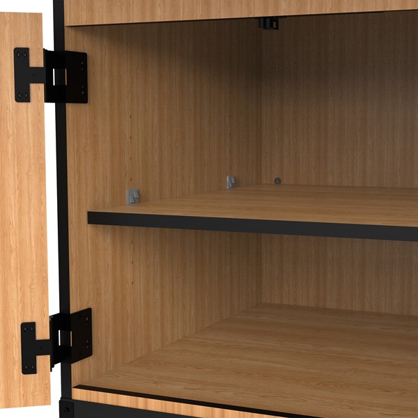 Six-Person Science Workstation w/ Phenolic Top & Drawers