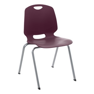 Academic Stack Chair - Eggplant