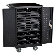 Structure Series 24-Device Tablet Assembled Charging Cart