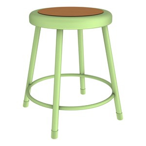Metal Lab Stool - Fixed Height (18" H)