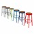 Metal Lab Stool - Fixed Height (30" H) - Shown stacked