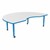 Accent Series Preschool Kidney Collaborative Whiteboard Table