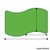 Shapes Series Rectangle Wave Collaborative Table - Footprint